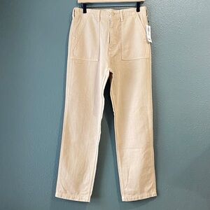 Aritzia DENIM FORUM Womens 28 The '90s Utility Hi-Rise Loose Pants Humus Beige‎